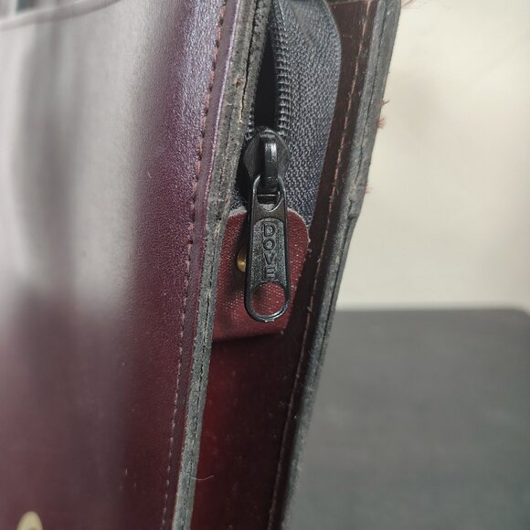 VINTAGE Canon Camera Leather Portfolio Briefcase Hand Bag Photography - Picture 5 of 14